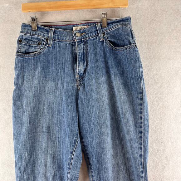 Levi's 550 Relaxed Fit Bootcut Jeans Women's 8 Medium Wash Denim Everyday Pucker - Picture 4 of 15